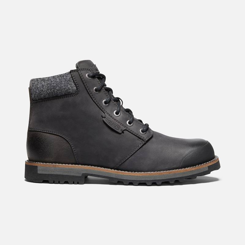 Keen The Slater II Winterstiefel Herren DE-92365 Magnet - Keen Herrenschuhe Schwarz